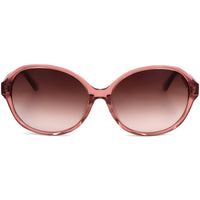 Lacoste Unisex Sunglasses - Full Rim Transparent Pink Oval Frame | LACOSTE L836SA 664 ,