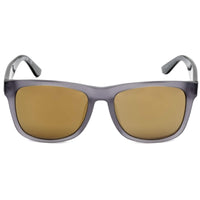 Lacoste Unisex Sunglasses - Gold Lens Matte Smoke Square Shape Frame | L805SA 024 ,