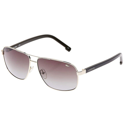 Lacoste Unisex Sunglasses - Gradient Brown Lens Full Rim Gold Frame | L162S (714) ,