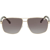 Lacoste Unisex Sunglasses - Gradient Brown Lens Full Rim Gold Frame | L162S (714) ,