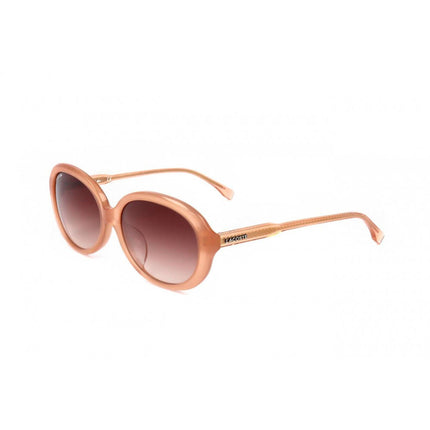 Lacoste Unisex Sunglasses - Gradient Lens Peach Oval Shaped Frame | LACOSTE L857SA 749 ,