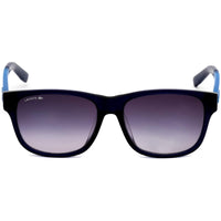 Lacoste Unisex Sunglasses - Grey Gradient Lens Blue/Black Square Frame | L835SA 424 ,