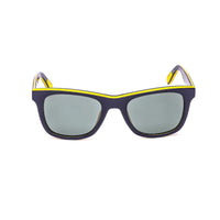 Lacoste Unisex Sunglasses - Grey Green Lens Blue/Yellow Square Frame | L781SP 414 ,