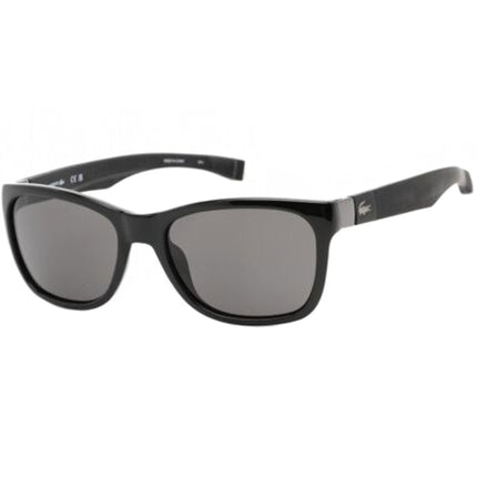 Lacoste Unisex Sunglasses - Grey Polycarbonate Lens Full Rim Black Frame | L662S 001 ,