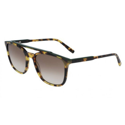 Lacoste Unisex Sunglasses - Havana Tokio Green Plastic Pilot Frame | LACOSTE L924S 220 ,