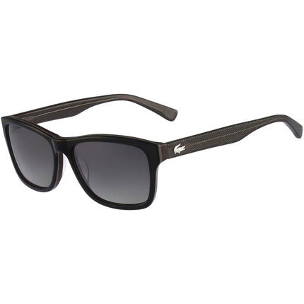 Lacoste Unisex Sunglasses - Polarized Lens Black Square Shaped Frame | L683SP 001 ,
