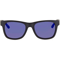 Lacoste Unisex Sunglasses - Polycarbonate Blue Lens Matte Black Frame | L778S (002) ,