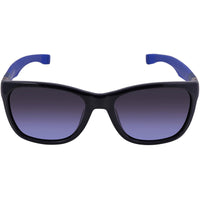 Lacoste Unisex Sunglasses - Polycarbonate Lens Black and Blue Square Frame | L662S 424 ,