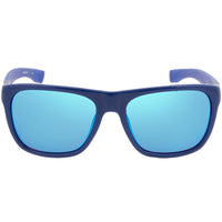 Lacoste Unisex Sunglasses - Polycarbonate Lens Blue Square Shape Frame | L664S 414 ,