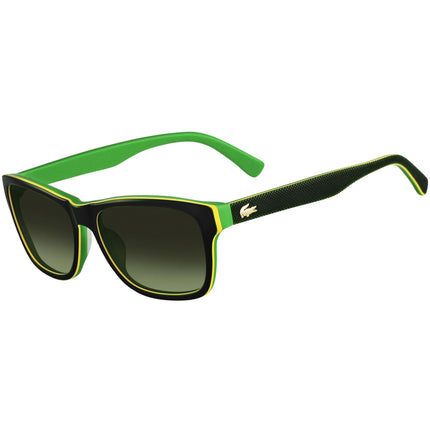 Lacoste Unisex Sunglasses - Polycarbonate Lens Dark Green and Yellow | L683S (315) ,