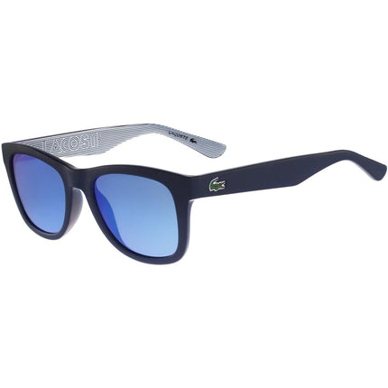 Lacoste Unisex Sunglasses - Polycarbonate Lens Matte Blue Square Frame | L789S 424 ,