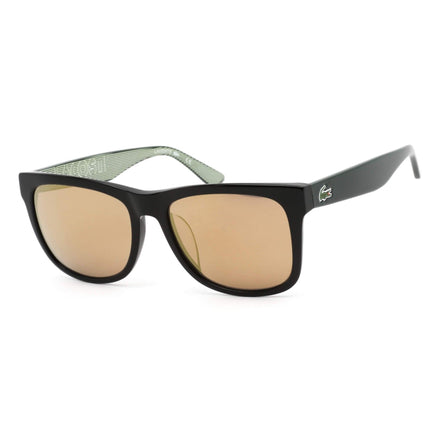 Lacoste Unisex Sunglasses - Solid Green Lens Plastic Square Shape Frame | L805SA 001 ,