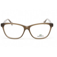 Lacoste Women's Eyeglasses - Brown Rectangular Shape Frame Clear Lens | L2879 210 ,