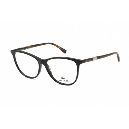 Lacoste Women's Eyeglasses - Clear Demo Lens Black Plastic Cat Eye Frame | L2822 001 ,