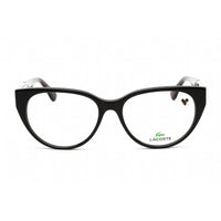Lacoste Women's Eyeglasses - Clear Demo Lens Black Plastic Cat Eye Frame | L2906 001 ,