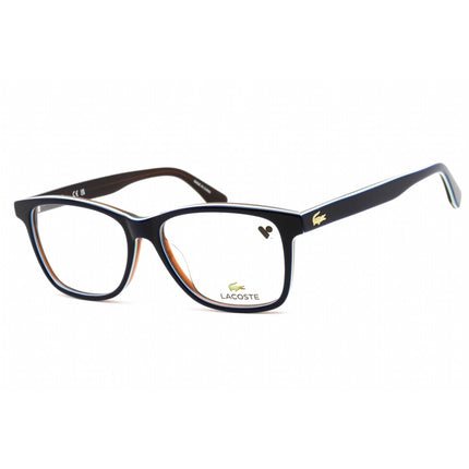 Lacoste Women's Eyeglasses - Clear Lens Blue Plastic Square Shape Frame | L2776 424 ,