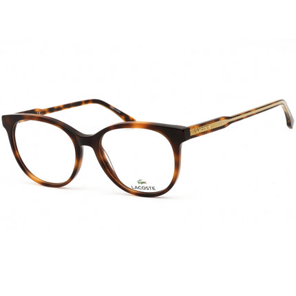 Lacoste Women's Eyeglasses - Clear Lens Havana/Gold Cat Eye Shaped Frame | L2869 214 ,