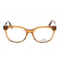 Lacoste Women's Eyeglasses - Clear Lens Transparent Caramel Oval Frame | L2901 232 ,
