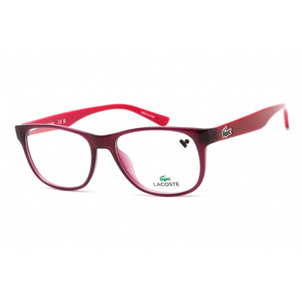 Lacoste Women's Eyeglasses - Clear Lens Violet Plastic Square Shape Frame | L2743 514 ,