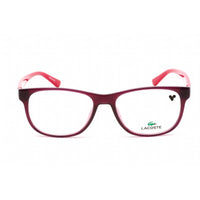 Lacoste Women's Eyeglasses - Clear Lens Violet Plastic Square Shape Frame | L2743 514 ,