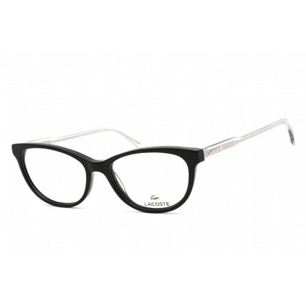Lacoste Women's Eyeglasses - Full Rim Black Plastic Cat Eye Shape Frame | L2850 001 ,
