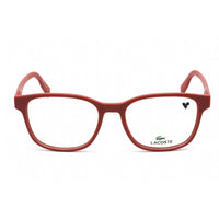 Lacoste Women's Eyeglasses - Full Rim Matte Burgundy Plastic Rectangular | L2914 601 ,