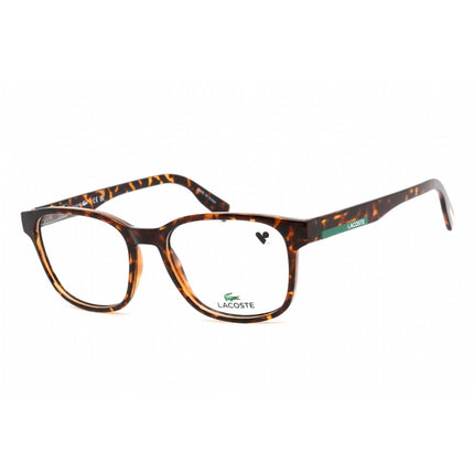 Lacoste Women's Eyeglasses - Full Rim Rectangular Dark Havana Plastic | L2914 230 ,