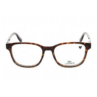 Lacoste Women's Eyeglasses - Full Rim Rectangular Dark Havana Plastic | L2914 230 ,