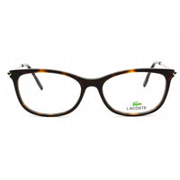 Lacoste Women's Eyeglasses - Havana Rectangular Frame Clear Demo Lens | L2863 214 ,