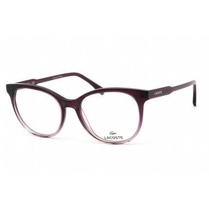 Lacoste Women's Eyeglasses - Purple Gradient Rectangular Clear Demo Lens | L2869 513 ,