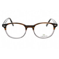 Lacoste Women's Eyeglasses - Transparent Grey Rectangular Clear Demo Lens | L2838 035 ,