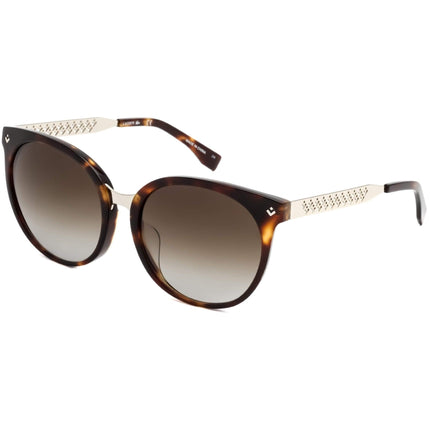 Lacoste Women's Sunglasses - Brown Gradient Lens Havana Round Frame | L842SA 214 ,