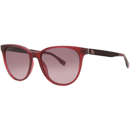 Lacoste Women's Sunglasses - Gradient Lens Fuchsia Plastic Cat Eye Frame | L859S 525 ,