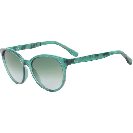 Lacoste Women's Sunglasses - Gradient Lens Transparent Green Frame | LACOSTE L887S 315 ,