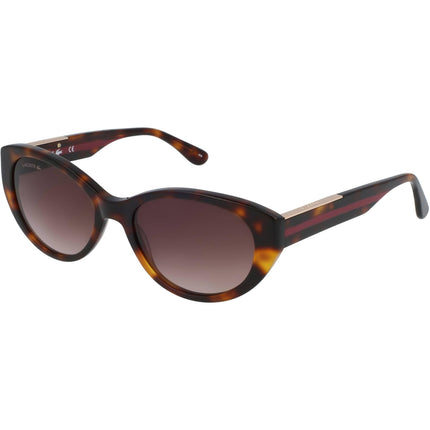 Lacoste Women's Sunglasses - Havana Cat Eye Frame Brown Lens | LACOSTE L912S 214 ,