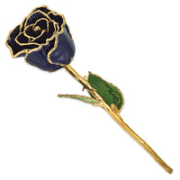 Lacquer Dipped 24k Gold Trim Twilight Pearl Rose ,