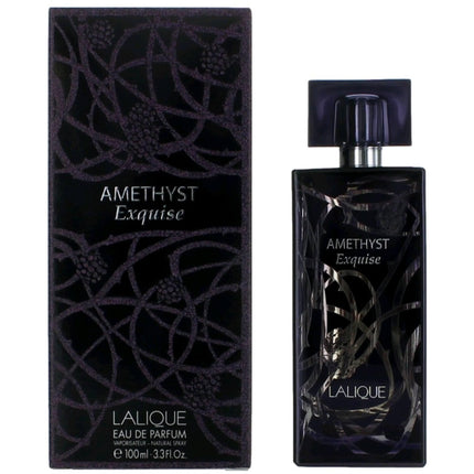 Lalique Women's EDP Spray - Amethyst Exquise Floral, Fruity and Woody Notes, 3.3 oz ,
