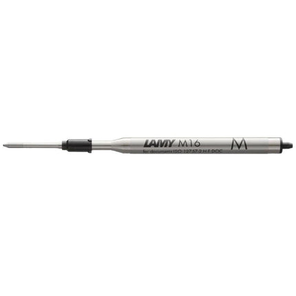 Lamy Ballpoint Pen Refill - Medium Point Conical Tip with Adaptor, Black | LM16BKM ,