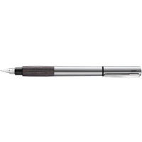 Lamy Fountain Pen - Accent AL Wooden Resin and Silver Aluminum ,