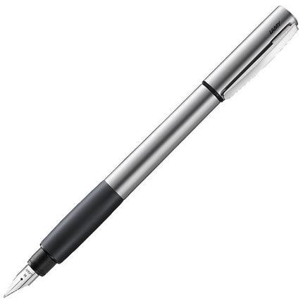 Lamy Fountain Pen - Accent with Rubber Grip, Aluminum/Black | L96KK ,