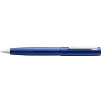 Lamy Fountain Pen - Aion Snap On Cap Blue Anodized Aluminum ,