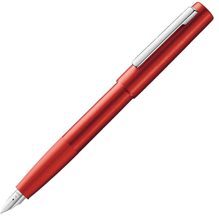 Lamy Fountain Pen - Aion Snap On Cap Red Anodized Aluminum ,