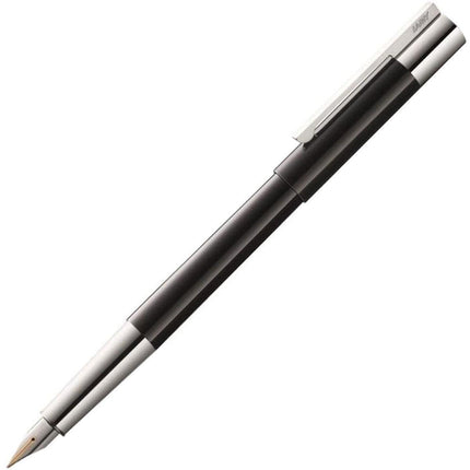 Lamy Fountain Pen - Pescara Piano Black Lacquer Stainless Steel, Medium Nib | L79PB-M ,