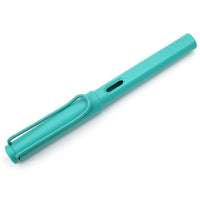 Lamy Fountain Pen - Safari Plastic with Metal Clip, Aquamarine ,