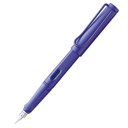 Lamy Fountain Pen - Safari Plastic with Metal Clip, Violet | L21VIO ,