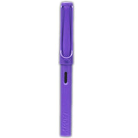 Lamy Fountain Pen - Safari Plastic with Metal Clip, Violet | L21VIO ,