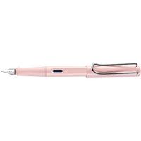 Lamy Fountain Pen - Safari Snap On Cap Powder Rose Plastic ,