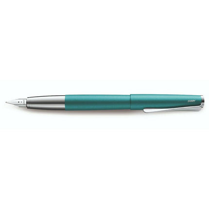 Lamy Fountain Pen - Studio Aquamarine Lacquered Stainless Steel, Medium | L66AQ-M ,