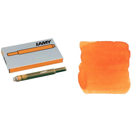 Lamy Giant Ink Refill Cartridges - Fountain Pen Bronze Dye Based, 5 Count | LT10BRZ ,
