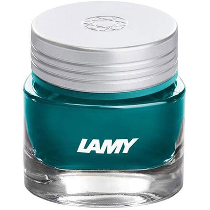Lamy Ink Bottle - Saturated Dye Based Wide Neck Glass, Amazonite Crystal | LT53AMA ,